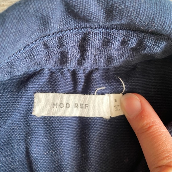 Navy blue jumpsuit with inside ties - Picture 3 of 4